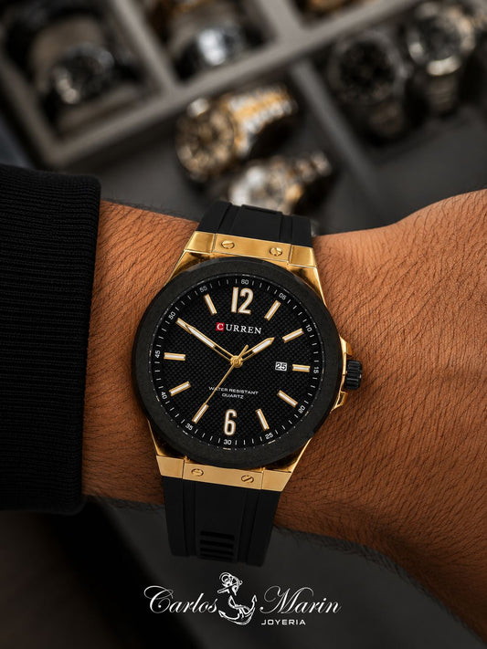 🕒 Reloj Para Hombre Curren 8467 Dorado