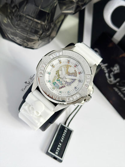 Reloj Philipp Plein unisex blanco PWNAA1023 elegante