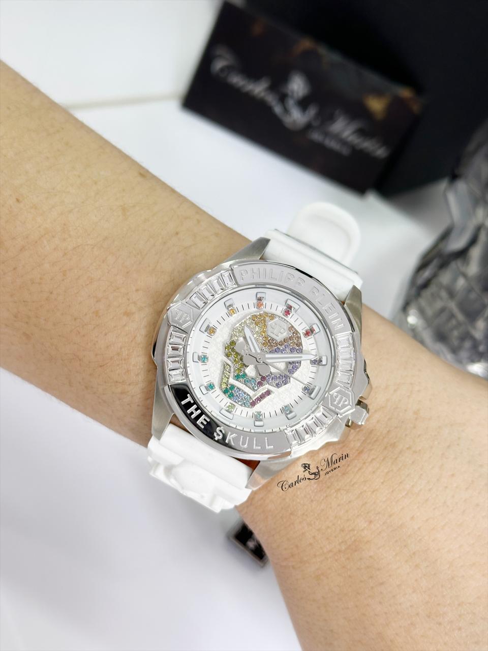 Reloj Philipp Plein unisex blanco PWNAA1023 elegante