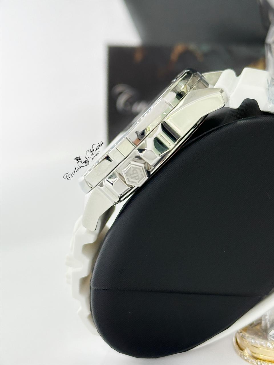 Reloj Philipp Plein unisex blanco PWNAA1023 elegante