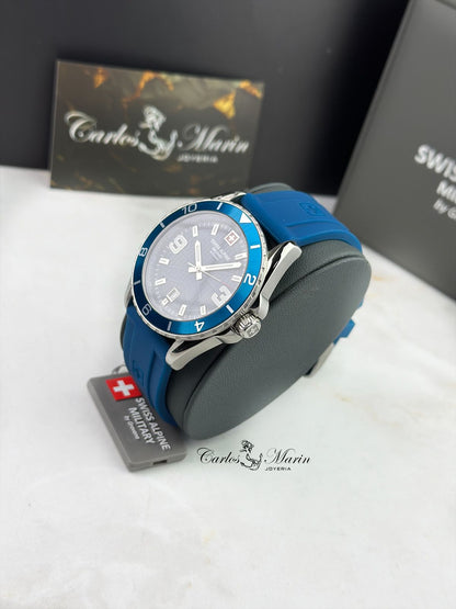 Reloj Swiss Alpine Military Hombre Sentinel Azul 7073.1835
