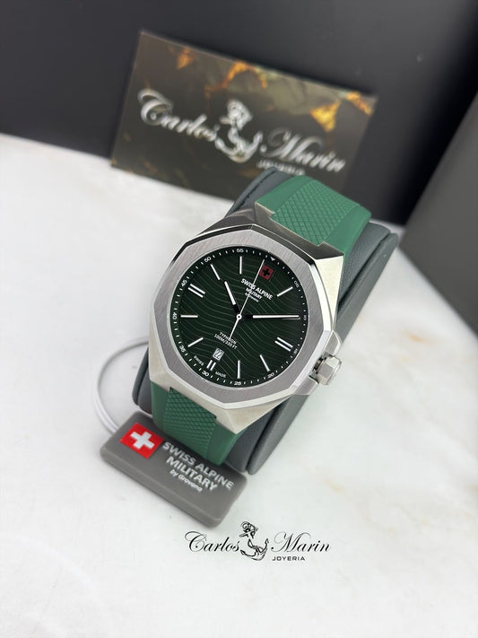 Reloj Swiss Alpine Military Hombre Typhoon Verde 7006.1835