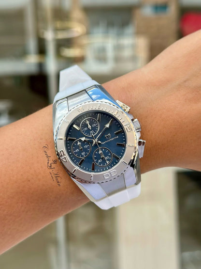 Reloj Technomarine Mujer Cruise Plateado TM-124033 con 3 Pulsos