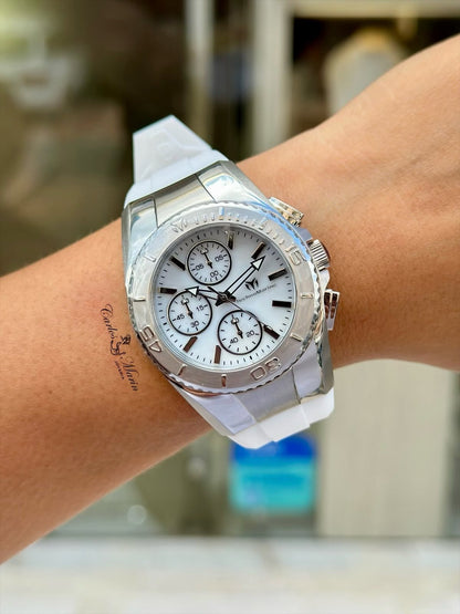 Reloj Technomarine Mujer Cruise Plateado con 3 Pulsos TM-124032