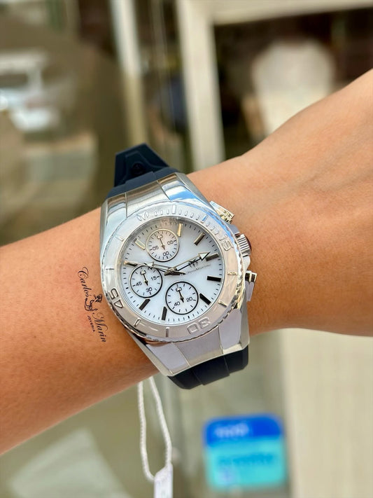 Reloj Technomarine Mujer Cruise Plateado con 3 Pulsos TM-124032