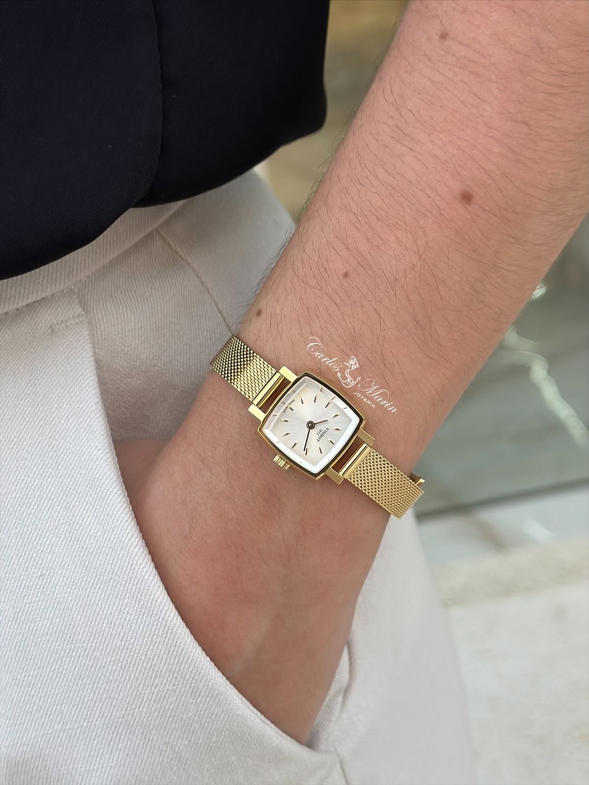 Reloj Tissot Mujer Dorado T058.109.33.031.00