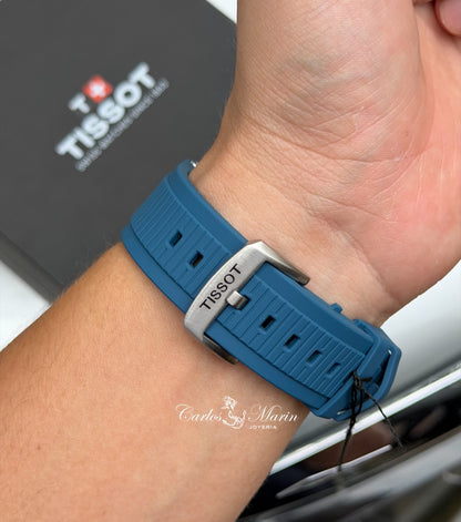 Reloj Tissot hombre T-Race T141.417.27.041.00 azul deportivo suizo