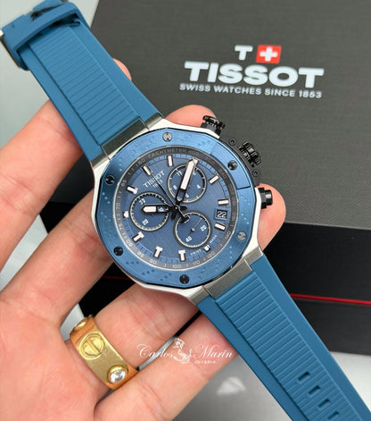 Reloj Tissot hombre T-Race T141.417.27.041.00 azul deportivo suizo