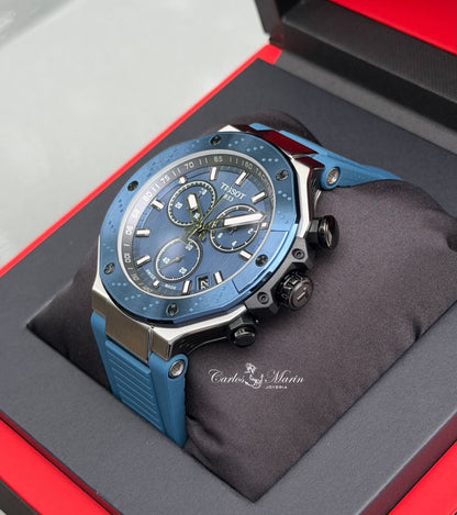 Reloj Tissot hombre T-Race T141.417.27.041.00 azul deportivo suizo