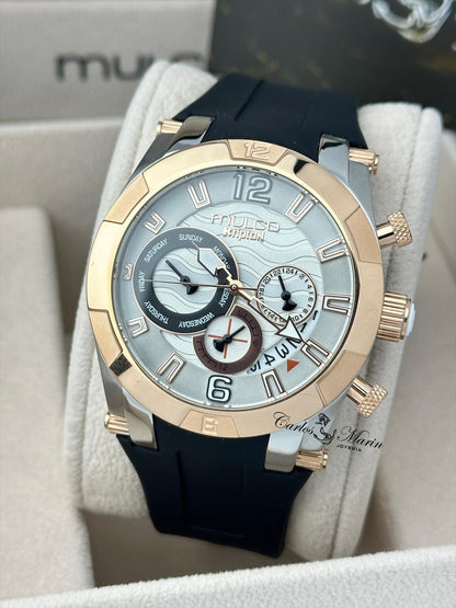 Reloj Mulco dama Kripton negro oro rosa MW-324993L023