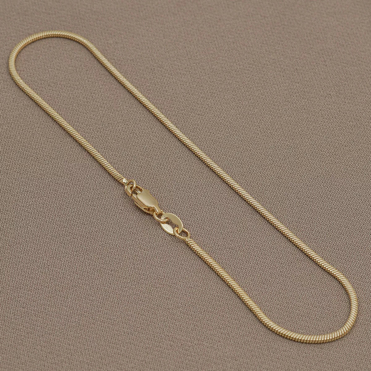 Tobillera Serpiente 25 cm en Oro Laminado