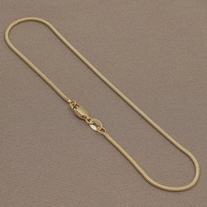 Tobillera Serpiente 25 cm en Oro Laminado