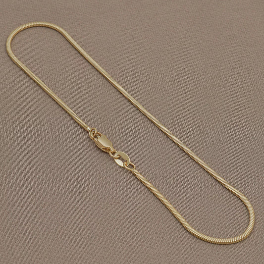 Tobillera Serpiente 25 cm en Oro Laminado