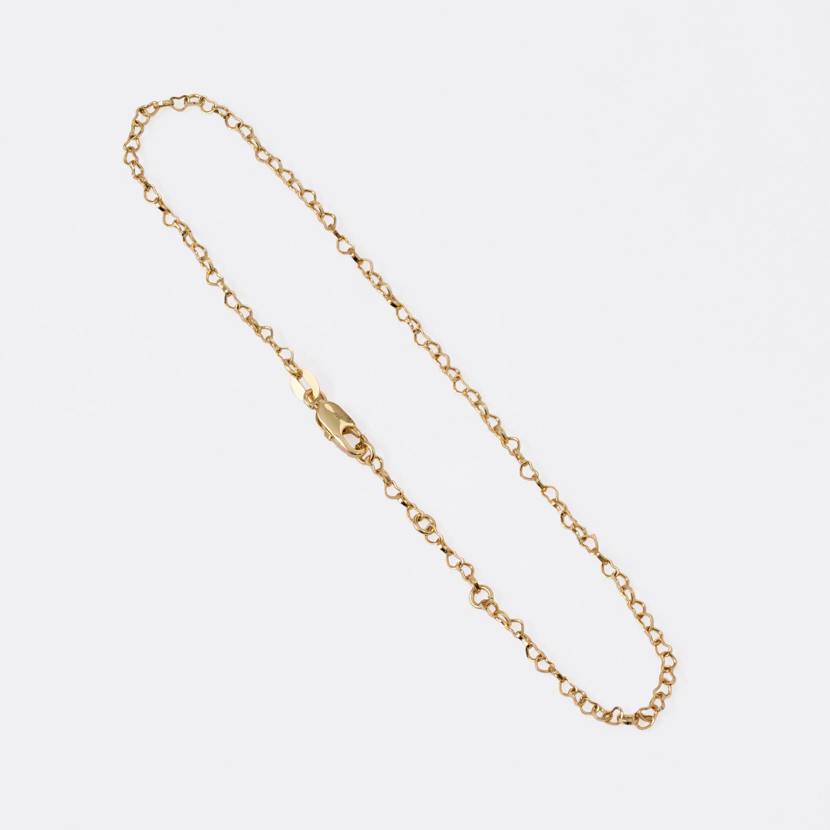 Tobillera Coeur en Oro Laminado