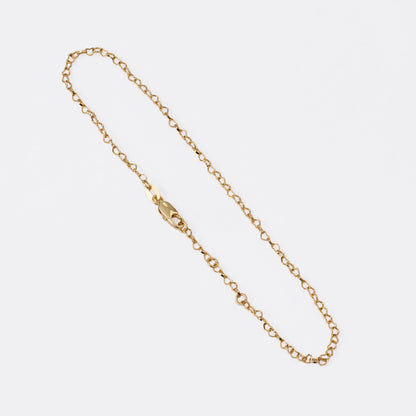 Tobillera Coeur en Oro Laminado