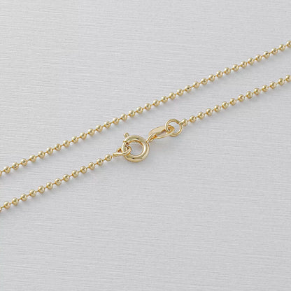 Tobillera Militar Delgada en Oro Laminado – 24 cm | 1.1 mm