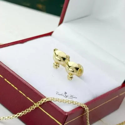Topos Oso Tierno en Oro 18K
