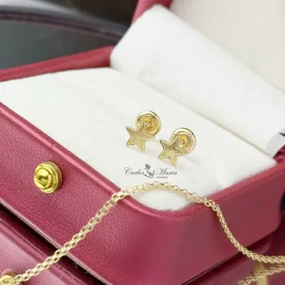 Topos ESTRELLA en Oro de 18k