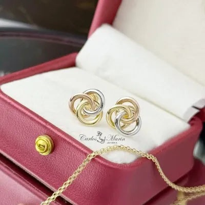 Topos AROS  3 OROS en Oro de 18k -