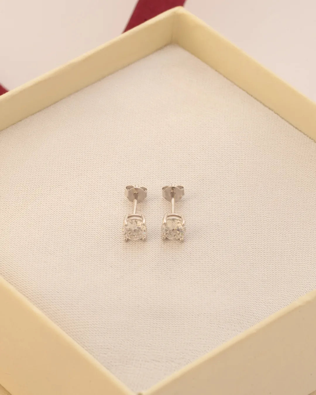 Topos Crystal Bold de 5 mm en Plata
