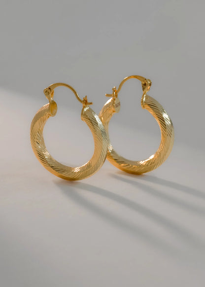 Aretes For Love Oro Laminado