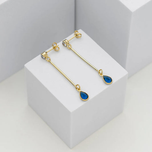 Topos Largos Blue Oro Laminado