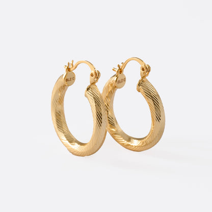 Aretes For Love Oro Laminado