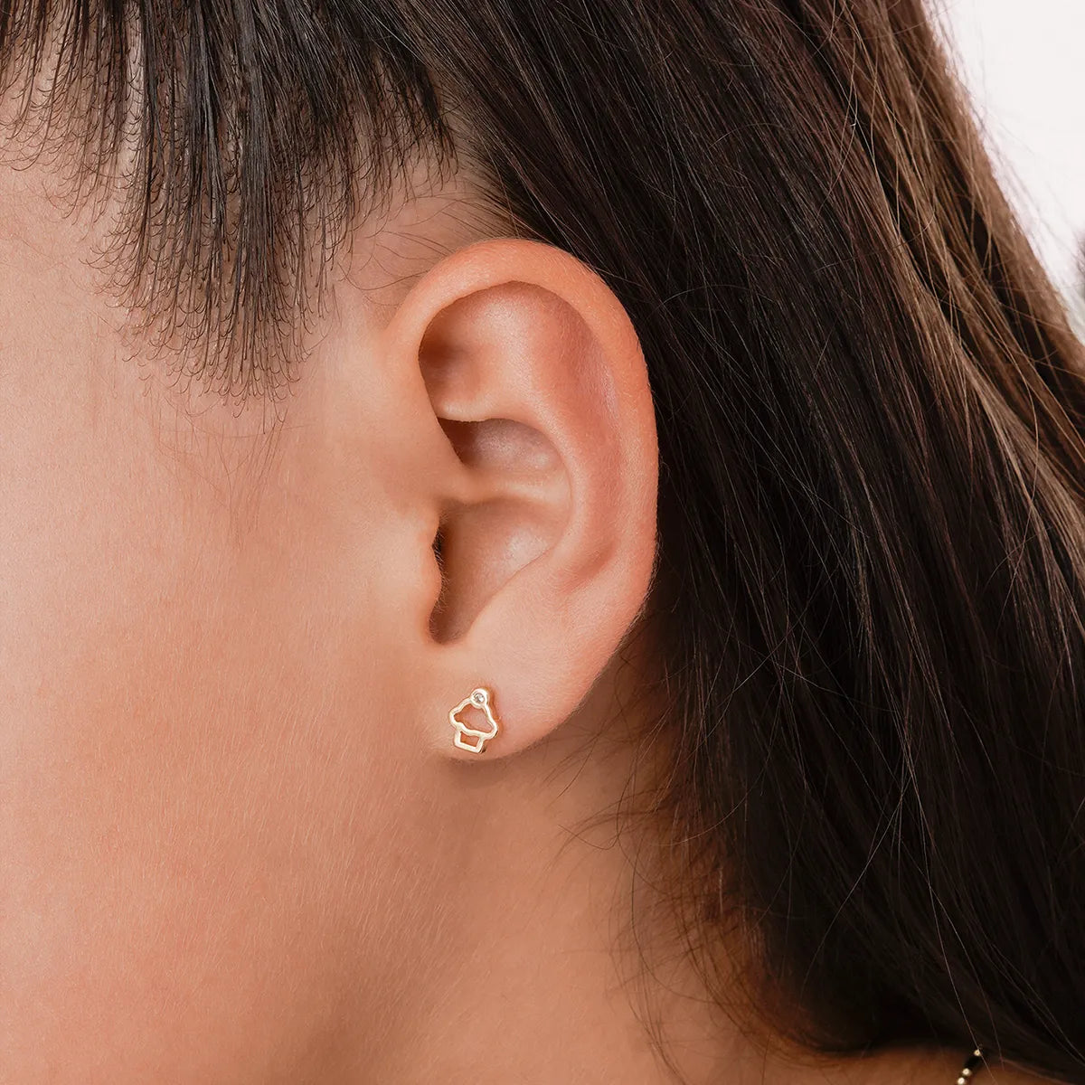 Topos Cupcake Cristal Oro Laminado