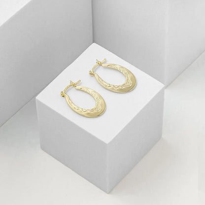 Candongas Vintage Oro Laminado