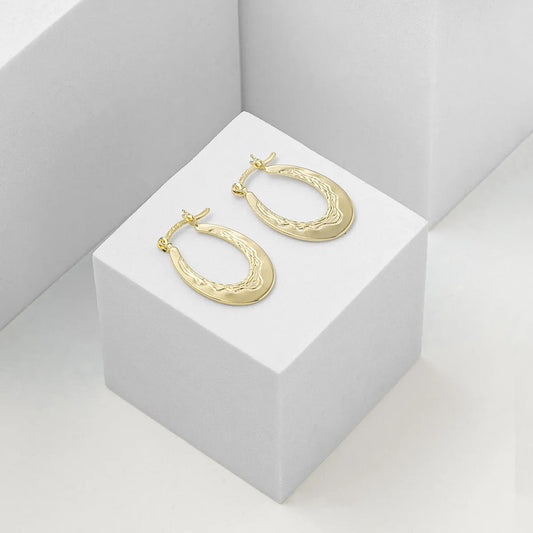 Candongas Vintage Oro Laminado