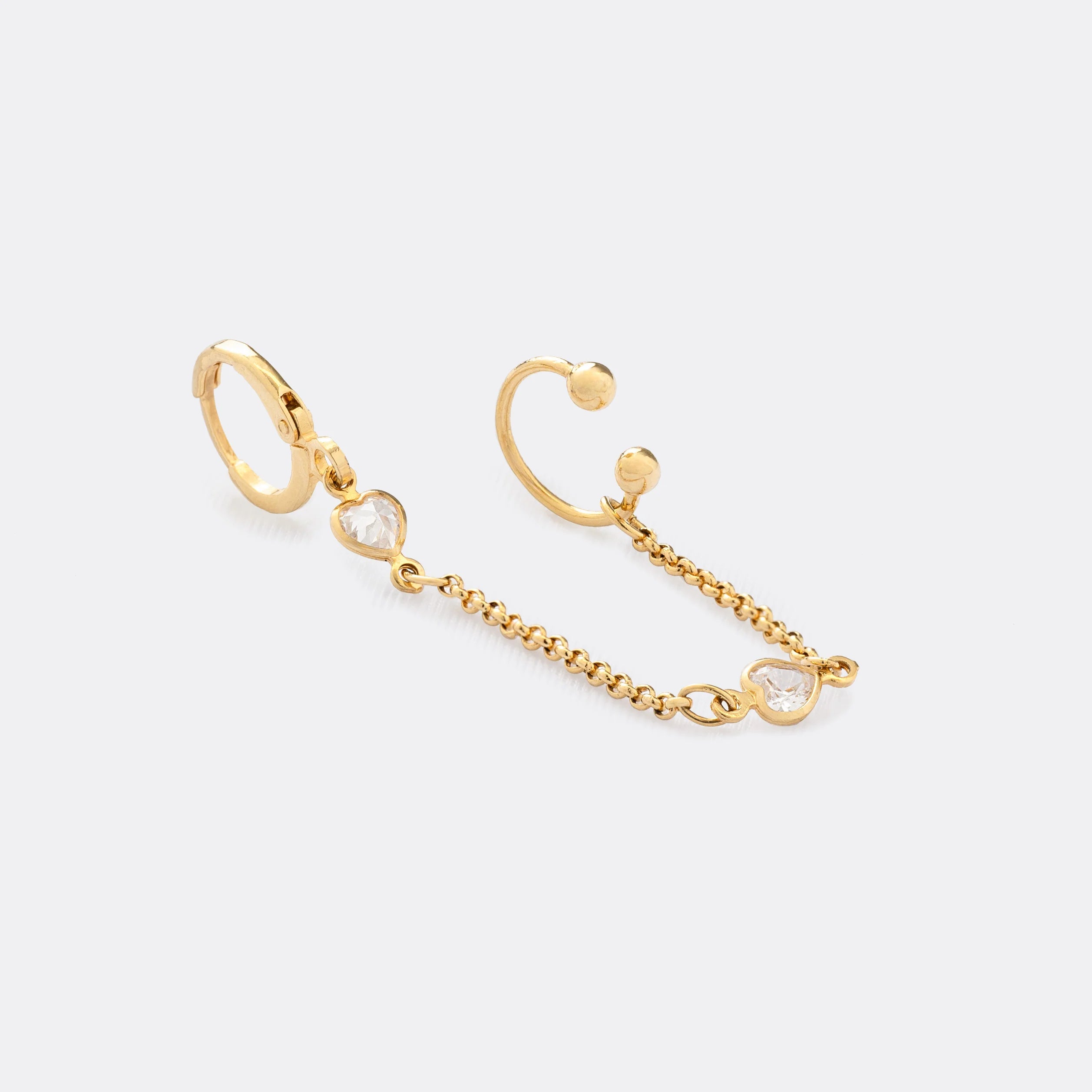 Aretes Gypsy Oro Laminado