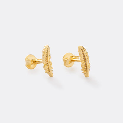 Topos Feather en Oro Laminado
