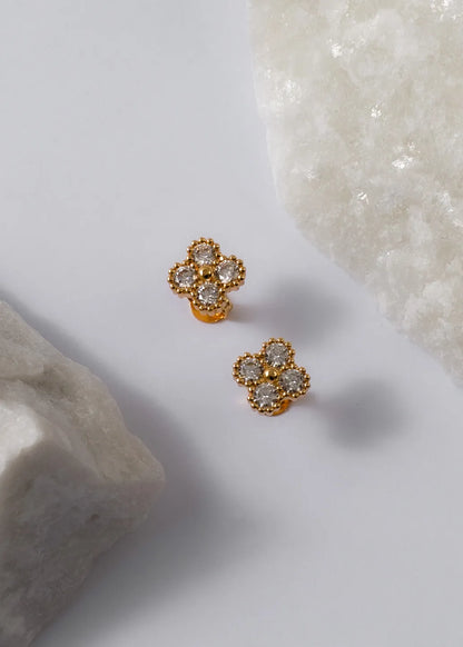 Topos Clover Motif Oro Laminado