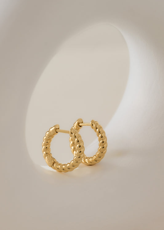 Candongas Elegant Oro Laminado