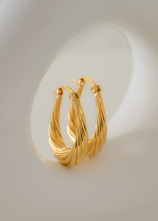 Candongas Hills M Oro Laminado