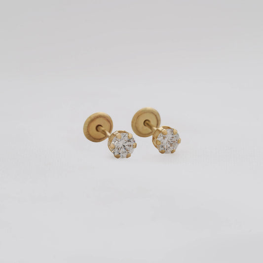 Topo Solitario SB 4 mm en Oro Laminado