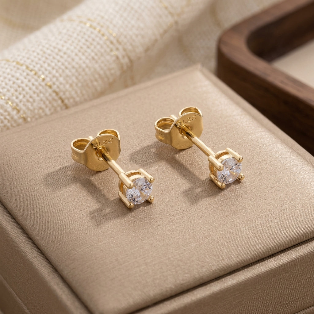 Topos Cristal 3 mm en Oro Laminado
