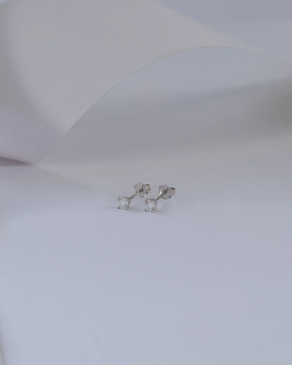 Topos Crystal Mini 3 mm en Plata
