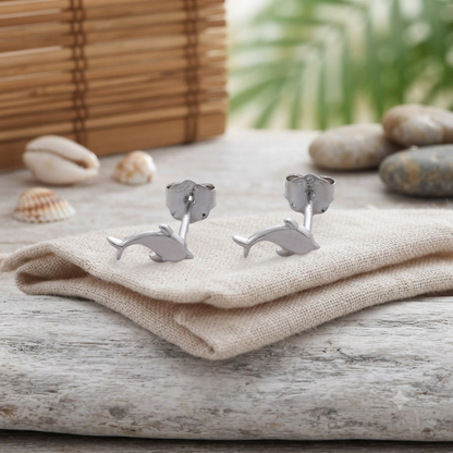 Topos Delfín 7 x 3 mm en Plata