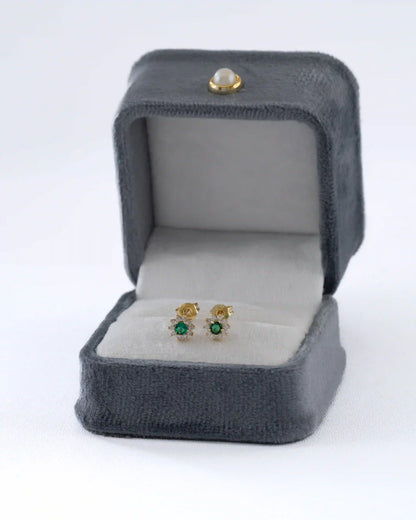 Topos Green Fleur 6 mm en Oro Laminado