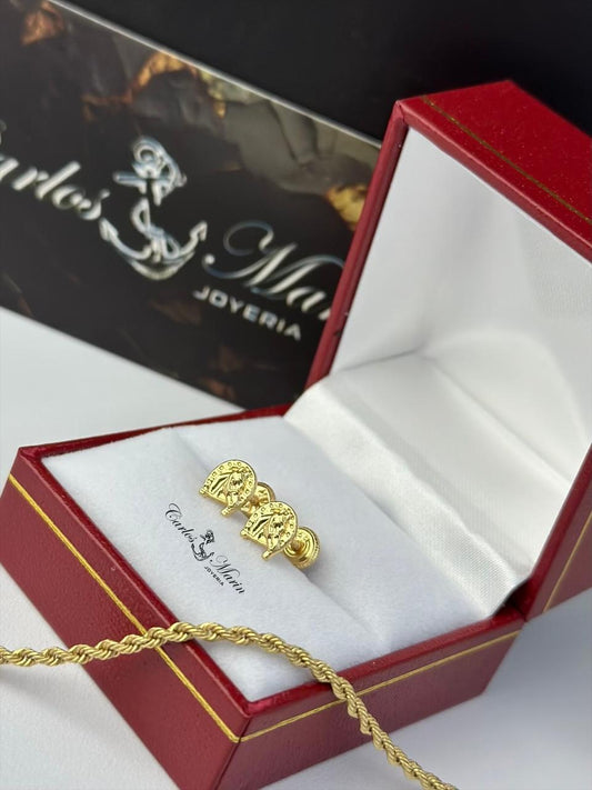 Topos Herradura en Oro 18K