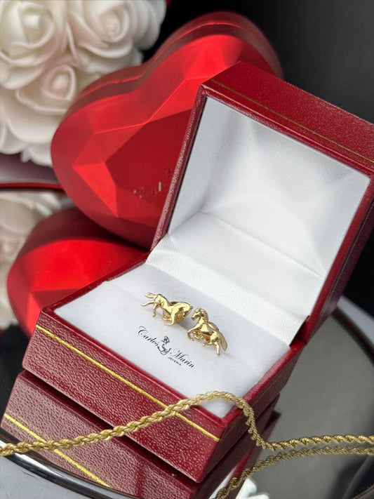 Topos caballo en oro 18K elegantes