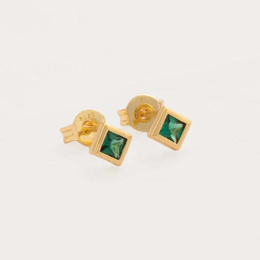 Topos Éclat Verde 4 mm en Oro Laminado