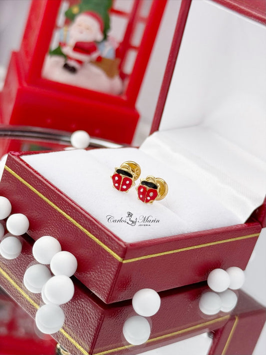 Topos Mariquitas en Oro de 18K