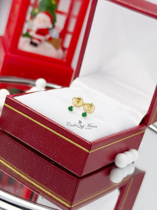 TOPOS Mini Esmeralda en Oro 18K