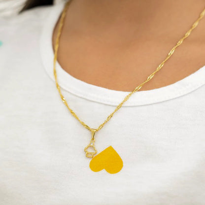 Dije Cupcake Cristal en Oro Laminado