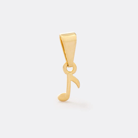 Dije Corchea en Oro Laminado