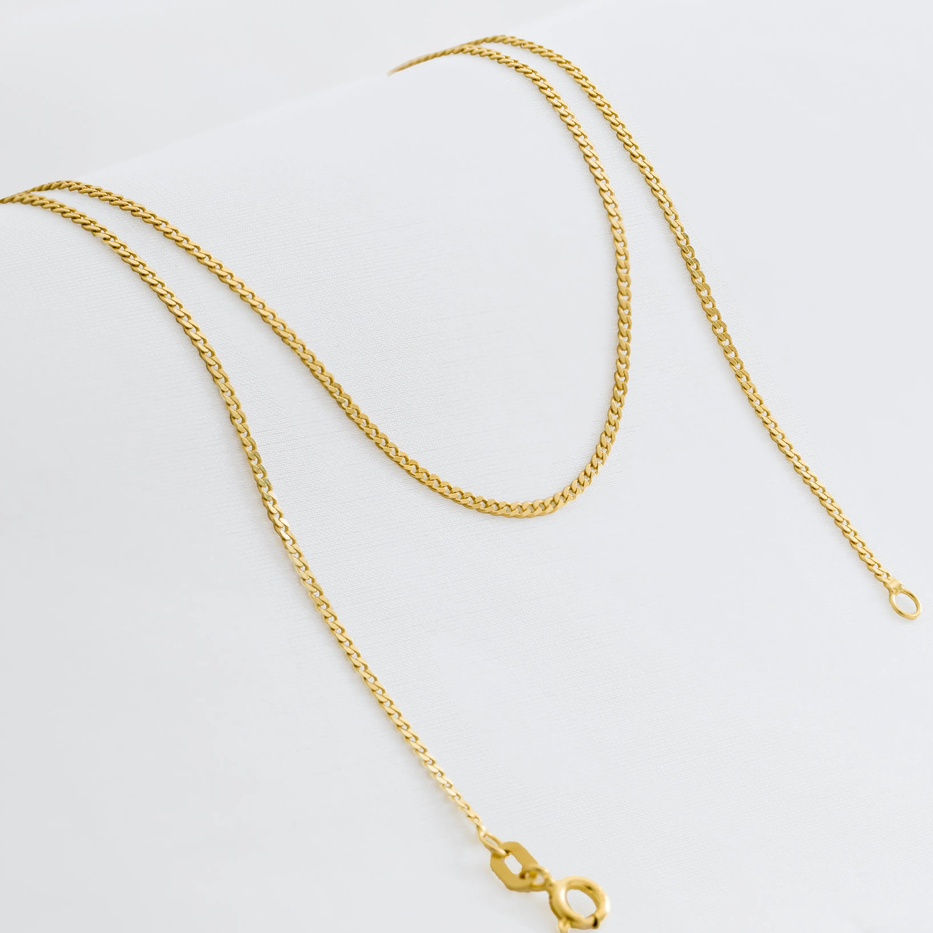 Cadena Cubanita IT 1.5 mm 65 cm Oro Laminado