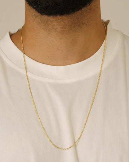 Cadena Lazito IT 1.3 mm – 65 cm en Oro Laminado