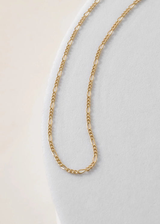 Cadena 3x1 IT 1.6 mm – 45 cm en Oro Laminado